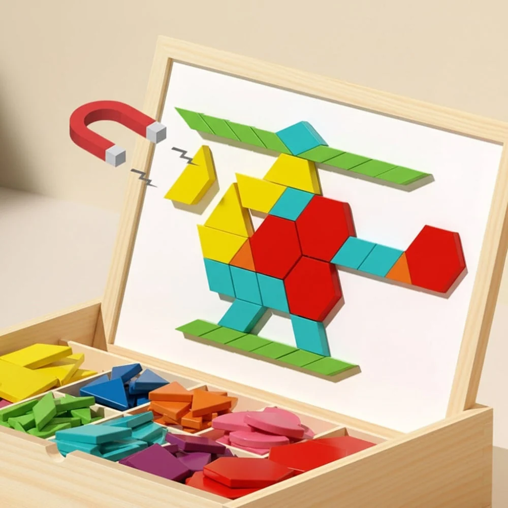 Wooden Puzzle Educational Toy Stem Learning Activity - Image 4